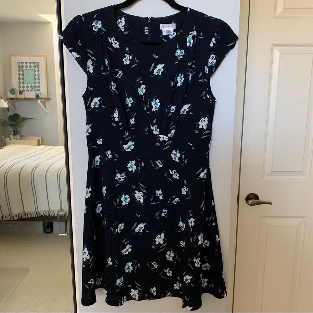 Urban Outfitters Blue Floral Mini Dress NWT